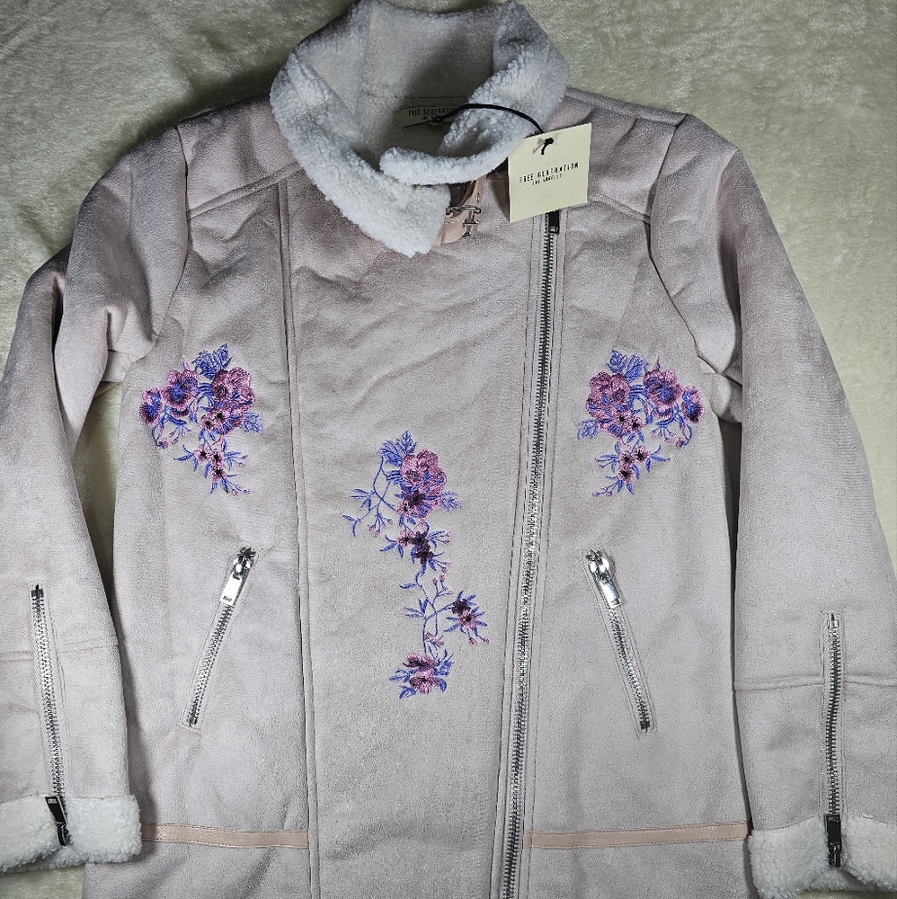 Free Generation Los Angeles Sherpa Coat Size M